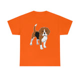 Beagle Unisex Heavy Cotton Tee, Made in the USA!!