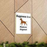 Rhodesian Ridgeback Premium Matte Vertical Posters, 7 Sizes, Matte Finish, Indoor Use, FREE Shipping, Made in USA!!