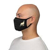 Mastiff Fitted Polyester Face Mask, 2 Layers of Cloth, Filter Pocket Between, Ear Loops, Shaped Form, One Size, Made in the USA!!