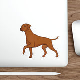 Rhodesian Ridgeback Die-Cut Stickers, 5 Sizes, Matte Finish, Water Resistant Vinyl, Indoor/Outdoor, FREE Shipping, Made in USA!!
