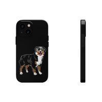 Australian Shepherd Case Mate Tough Cell Phone Cases, Wireless Charging, Extremely Strong Plastic, FREE Shipping, Made in USA!!