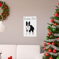 Border Collie Premium Matte vertical posters, 7 Sizes, Customizable, Personalized, FREE Shipping, Made in the USA!!