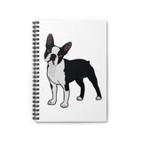 Boston Terrier Spiral Notebook - Ruled Line