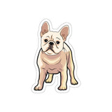 French Bulldog Die-Cut Stickers,  Water Resistant Vinyl, 5 Sizes, Matte Finish, Indoor/Outdoor, FREE Shipping, Made in USA!!