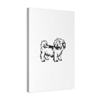 Shih Tzu Vertical Leather Gallery Wraps