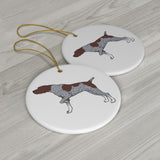 German Shorthaired Pointer  Ceramic Ornaments