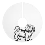 Shih Tzu Personalized Christmas Tree Skirts