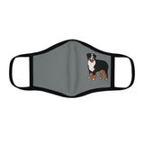 Bernese Mountain Dog Fitted Polyester Face Mask