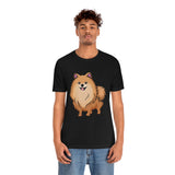 Pomeranian Unisex Jersey Short Sleeve Tee, Made in USA