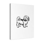 Shih Tzu Vertical Leather Gallery Wraps