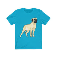 Mastiff Unisex Jersey Short Sleeve Tee, S-3XL, 17 Colors Available, Soft Cotton, Made in the USA!!