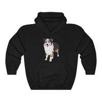 Miniature American Shepherd Unisex Heavy Blend™ Hooded Sweatshirt, S - 5XL, 12 Colors, FREE Shipping, Made in the USA!!