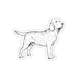 Labrador Retriever Die-Cut Stickers, 5 Sizes, Water Resistant Vinyl, Indoor/Outdoor Use, Matte Finish, FREE Shipping, Made in USA!!