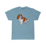 Cavalier King Charles Spaniel Men's Short Sleeve Tee, 11 Colors, S - 5XL, 100% Cotton, Light Fabric, Free Shipping, Made In Usa!!