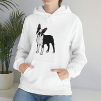 Boston Terrier Unisex Heavy Blend™ Hooded Sweatshirt, S - 5XL, 12 Colors, Cotton/Polyester, FREE Shipping, Made in USA!!
