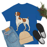 Brittany Unisex Heavy Cotton Tee, Men's, Women's, 17 Colors, S-2XL, Made in the USA!!  FREE Shipping!!