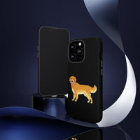 Golden Retriever Cell Phone Cases, Samsung, iPhone, Google, Impact Resistant, Dual Layer for Protection, FREE Shipping, Made in USA!!