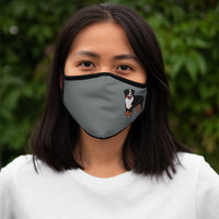 Bernese Mountain Dog Fitted Polyester Face Mask