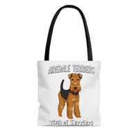 Airedale Terrier AOP Tote Bag