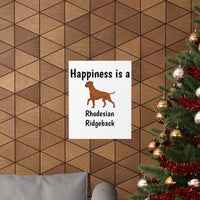 Rhodesian Ridgeback Premium Matte Vertical Posters, 7 Sizes, Matte Finish, Indoor Use, FREE Shipping, Made in USA!!