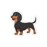 Dachshund Die-Cut Stickers, Water Resistant Vinyl, 5 Sizes, Matte Finish, Indoor/Outdoor, FREE Shipping, Made in USA!!