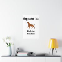 Rhodesian Ridgeback Premium Matte Vertical Posters, 7 Sizes, Matte Finish, Indoor Use, FREE Shipping, Made in USA!!