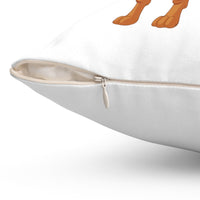 Doberman Pinscher Spun Polyester Square Pillow