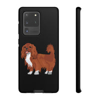 Ruby Cavalier King Charles Spaniel Tough Cases, Matte/Glossy, Outer Shell, 2 Layer Case For Protection, Over 30 Cases!!