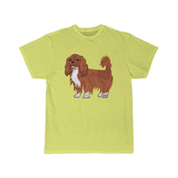 Ruby Cavalier King Charles Spaniel Men's Short Sleeve Tee, S - 5XL, 11 Colors, 100% Cotton, FREE Shipping, Made in the USA!!