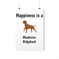 Rhodesian Ridgeback Premium Matte Vertical Posters, 7 Sizes, Matte Finish, Indoor Use, FREE Shipping, Made in USA!!