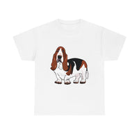 Basset Hound Unisex Heavy Cotton Tee, S - 5XL, 12 Colors, 100% Cotton, FREE  Shipping, Made in USA!!