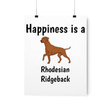 Rhodesian Ridgeback Premium Matte Vertical Posters, 7 Sizes, Matte Finish, Indoor Use, FREE Shipping, Made in USA!!