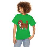 Ruby Cavalier King Charles Spaniel Unisex Heavy Cotton Tee, 12 Colors, S - 5XL, 100% Cotton, FREE Shipping, Made in USA!!
