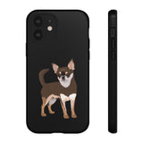Chihuahua Cell Phone Tough Cases, iPhone, Samsung, 2 Layer Case, Impact Resistant, Made in the USA!!