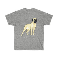 Mastiff Unisex Ultra Cotton Tee, 14 Colors Available, S-5XL, 100% Cotton, Made in the Usa!!