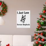 German Shepherd Premium Matte vertical posters, 7 Sizes, Matte Finish, Museum Grade Paper, FREE Shipping, Made in USA!!