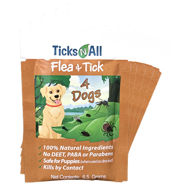 All Natural Flea and Tick Wipes 4-Dogs (5 Cnt.)