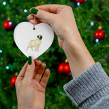 Mastiff Ceramic Ornaments, Christmas, 4 Shapes