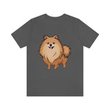 Pomeranian Unisex Jersey Short Sleeve Tee, Made in USA