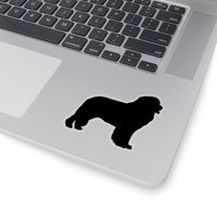 Newfoundland Kiss-Cut Stickers, 4 Sizes, Indoor/Outdoor, White or Transparent, FREE Shipping, Made in USA!!