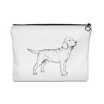 Labrador Retriever Pouch, Carry All Pouch - Flat