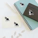 Boston Terrier Sticker Sheets, 2 Image Sizes, 3 Image Surfaces, Water Resistant Vinyl, FREE Shipping, Made in USA!!
