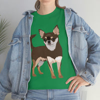 Chihuahua Unisex Heavy Cotton Tee, S - 5XL, 12 Colors, 100% Cotton, Made in the Usa, Free Shipping!!