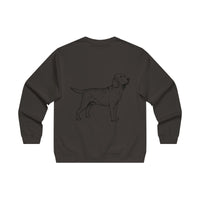 Labrador Retriever Men's Midweight Crewneck Sweatshirt