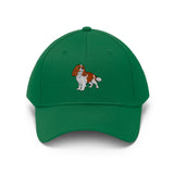 Cavalier King Charles Spaniel Unisex Twill Hat, Cotton Twill, Adjustable Velcro Closure, FREE Shipping, Made in USA!!