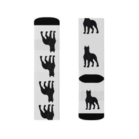 Cane Corso Sublimation Socks, Small, Medium, Large, Polyester & Spandex, FREE Shipping, Made in the USA!!