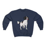 English Springer Spaniel Unisex Heavy Blend™ Crewneck Sweatshirt, 7 Colors, S - 2XL, Loose Fit, Cotton/Polyester, Made in the USA!!