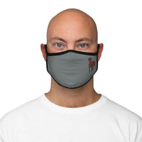 Vizsla Fitted Polyester Face Mask, Polyester, Two Layers with Filter Pocket, Made in the USA!!