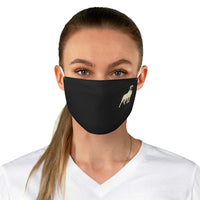 Mastiff Fabric Face Mask, 100% Polyester, Adjustable Nylon Spandex Earloops, 2 Layers of Cloth, One Size, Made in the USA!!