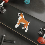 Boxer Die-Cut Stickers, Water Resistant Vinyl, 5 Sizes, Matte Finish, Indoor/Outdoor, FREE Shipping, Made in USA!!